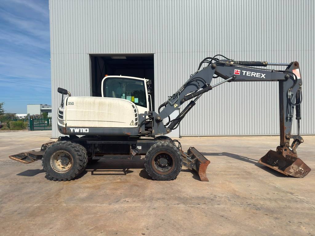 Pelle sur pneus Terex TW 110 *2Schaufeln*Klima*Schnellwechsler* — occasion 2011, 5 400 h