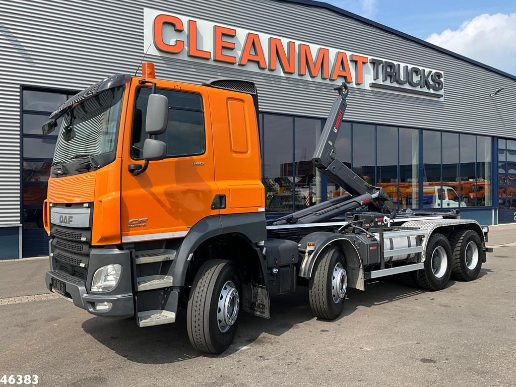 DAF FAD CF 460 8x4 Euro 6 Multilift 26 Ton haakarmsyst