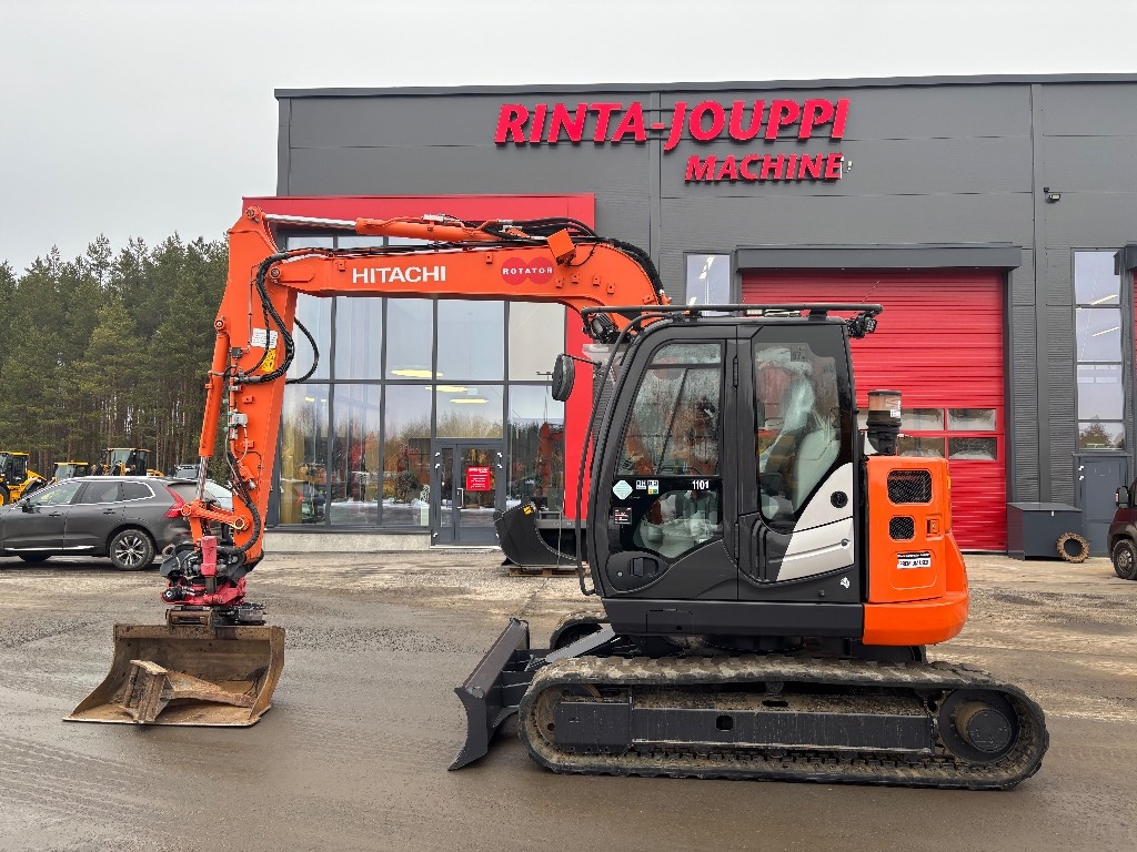 Hitachi ZX 85 US-5 / Rototilt, Kauha, Rasvari, Lämmitin