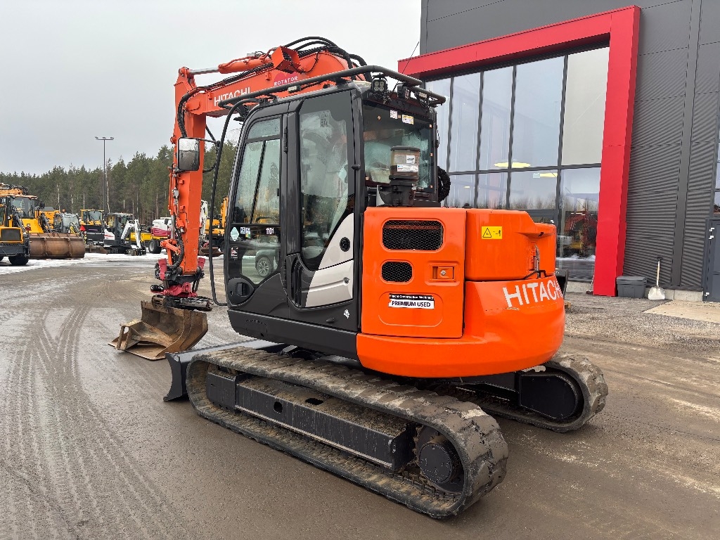 Hitachi ZX 85 US-5 / Rototilt, Godet, Graisse, Chauffage kuva 3