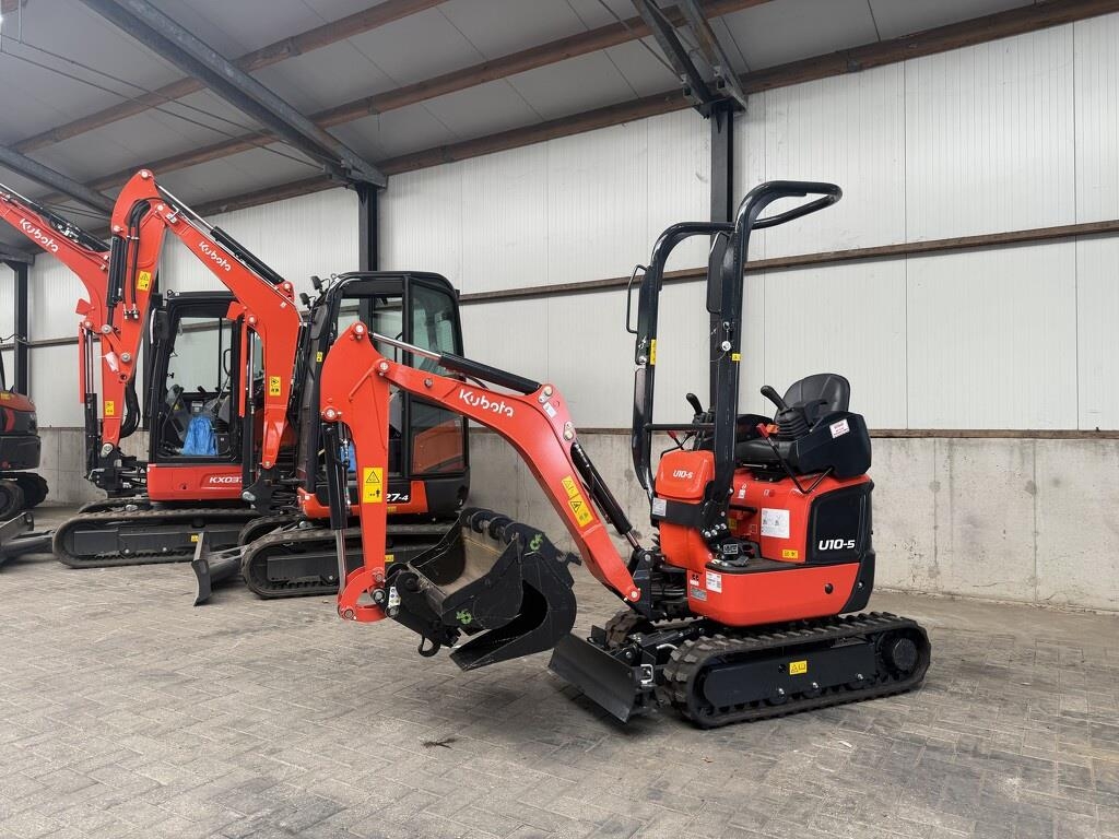 Mini-pelle Kubota U10 DEMO 2023 10 uur €295 LEASE — occasion 2023, 10 h