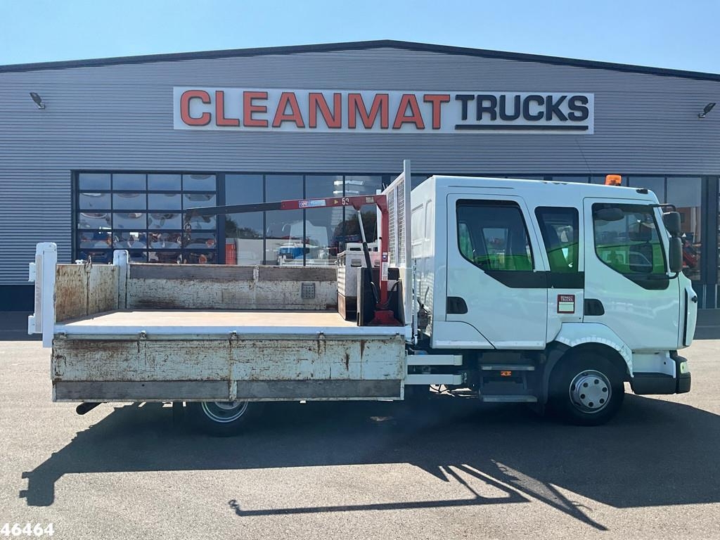 Renault Midlum 180 Kipper HMF laadkraan Just 135.435 km!