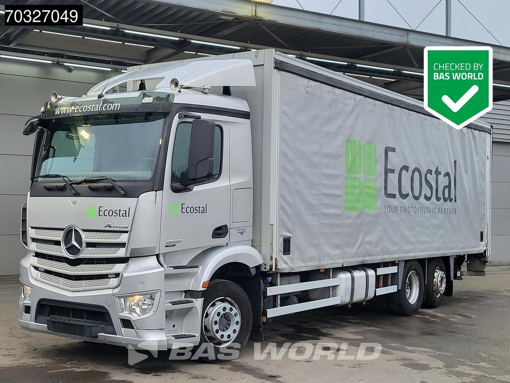 Camion fourgon Mercedes-Benz Antos 2633 Antos 6X2 Curtainsides 2500kg Ladebordw — occasion 2013