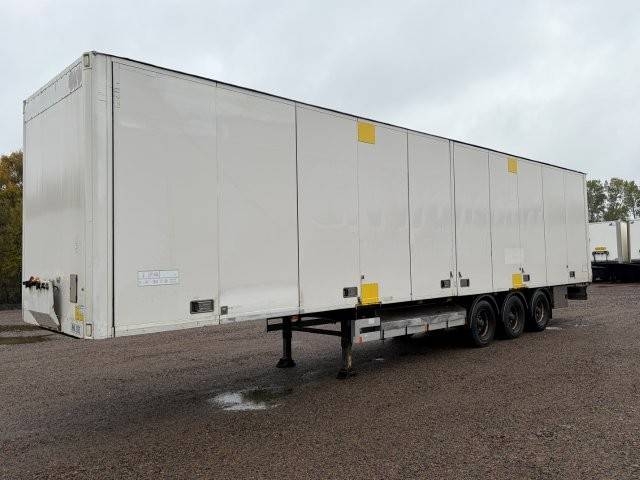 Semi-remorque fourgon Ekeri Huckepack Skåptrailer öppningsbar sida och tak RNL055 — occasion 2018