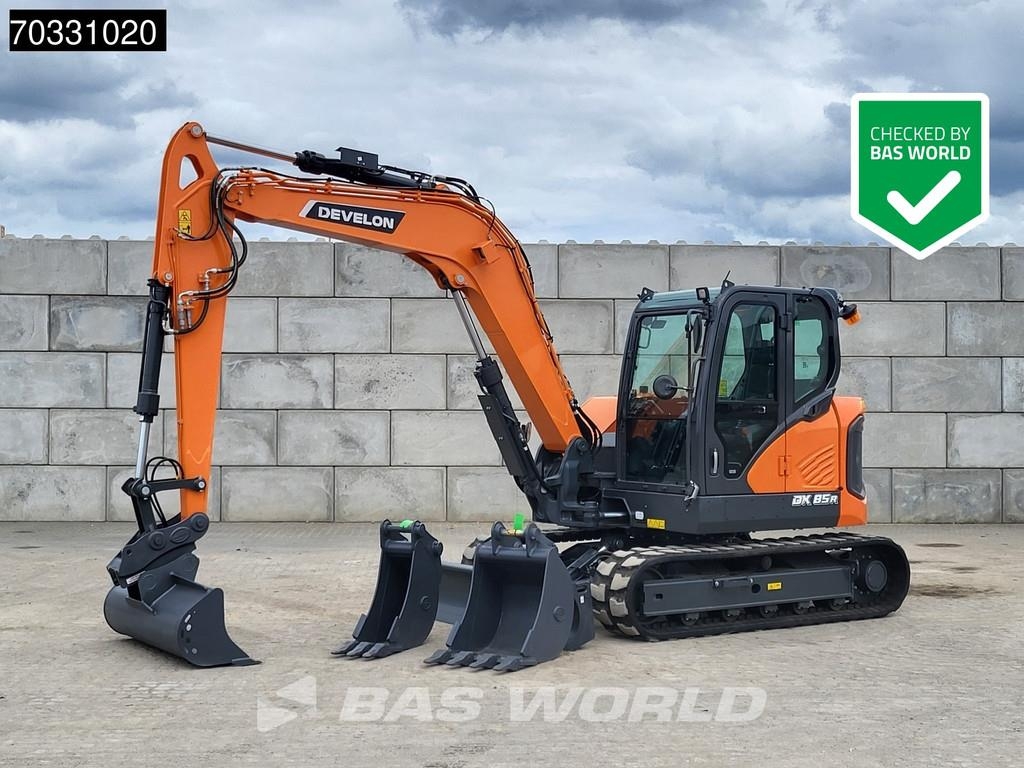 Doosan DX85R-7 A/C - PIN ON / 3 BUCKETS