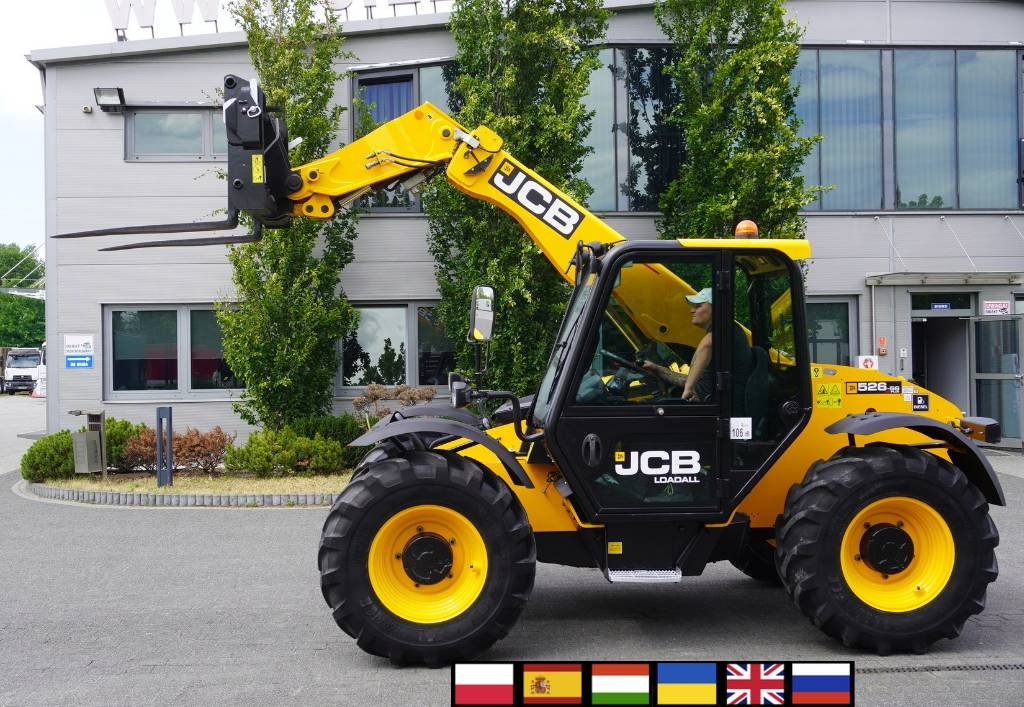 JCB 526-56 AGRI Plus / 5.6 m telescopic loader / joyst