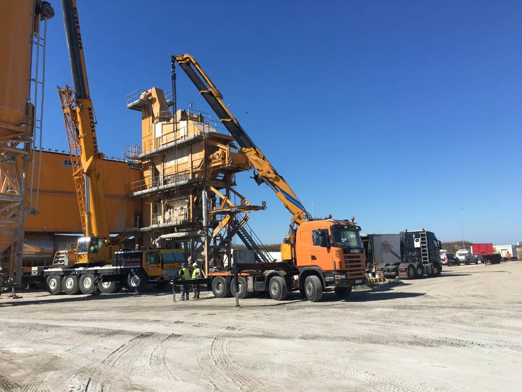 Ermont Mobile Asphalt Beton concrete Batching plant