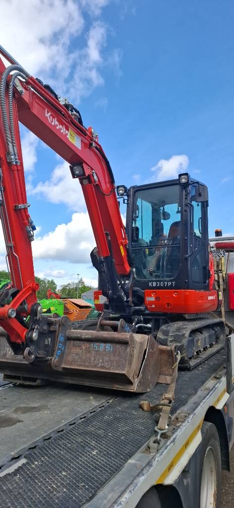 Pelle sur pneus Kubota Kompaktbagger KX 042-4N KGLS2 — occasion 2024, 750 h