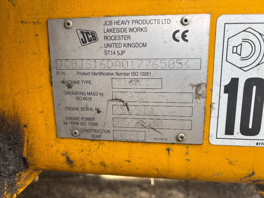 JCB JS 160 LC / Pyörittäjä, Uudet ketjut, Ym! kuva 2