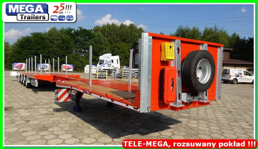 Ozgul TELESCOPIC Flat-bed, L: 21,60 m, H:950 mm, ADR EX3