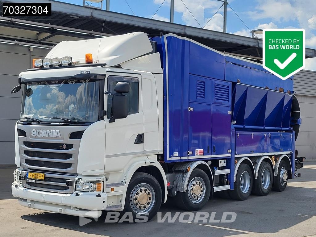 Scania G490 G 10X4 NL-truck LONGO Suction excavator Saugb