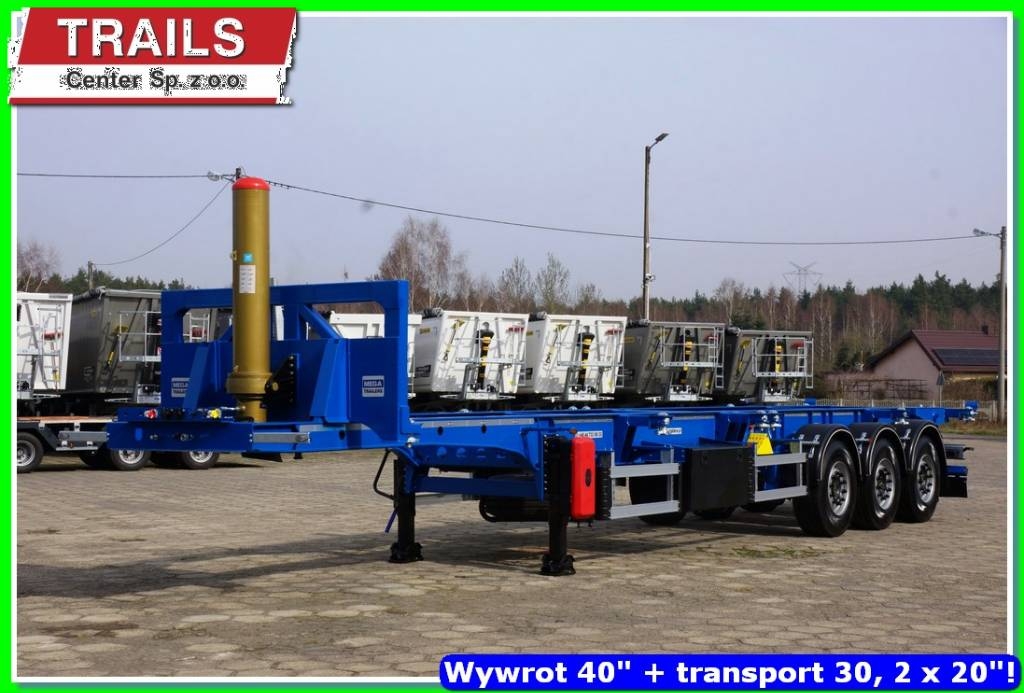 Mega 40 Ft tipping container carier 2 x 20, 1 x 30, 40