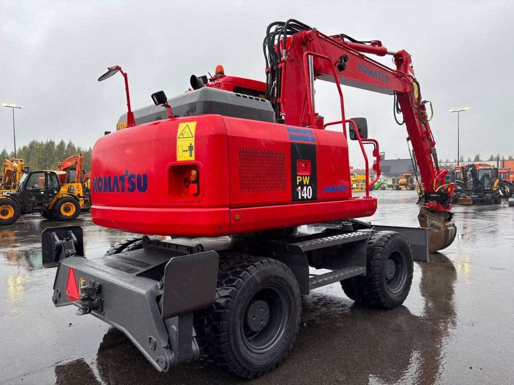 Komatsu PW 140-7 / Pyörittäjä, Rasvari, Uudet renkaat! kuva 6