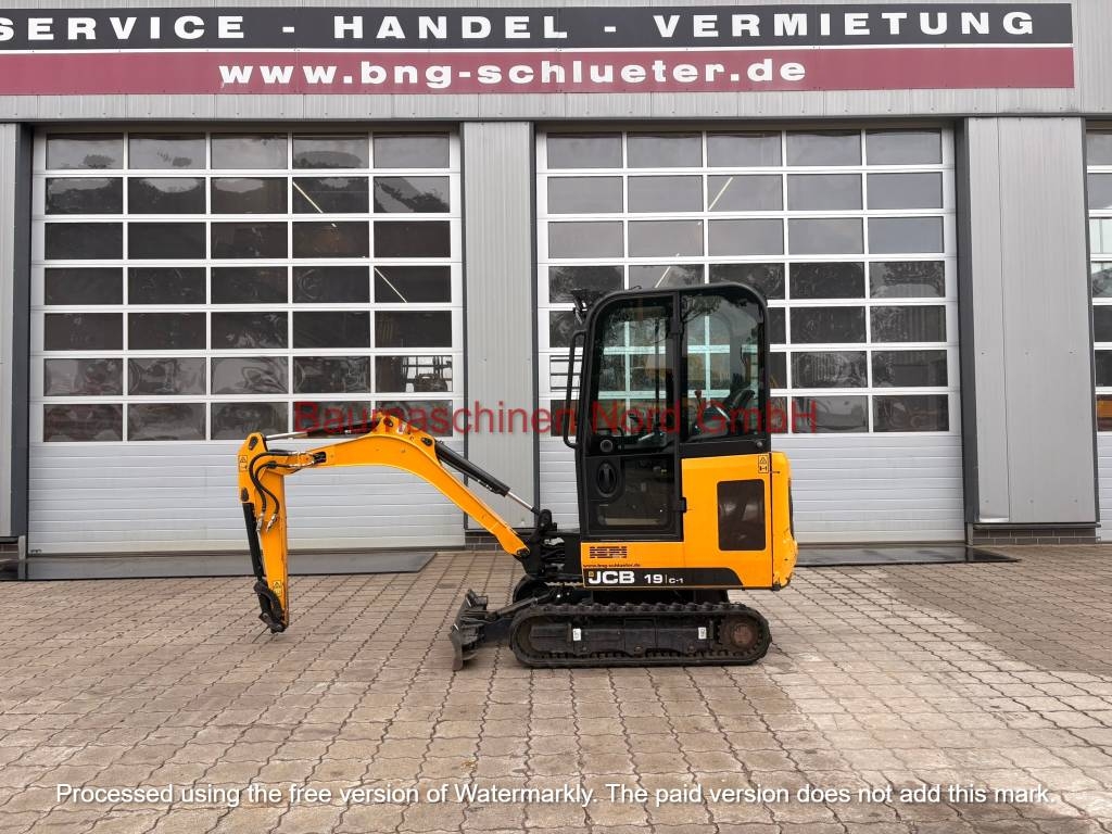 Mini-pelle JCB 19C-1 gebraucht BJ 2023 1.290h — occasion 2023, 1 290 h