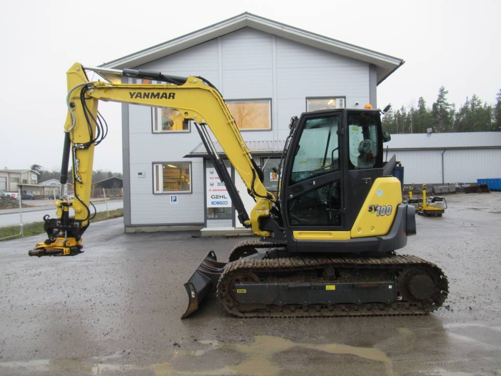 Yanmar SV 100-2A TERÄSTELAT+PIHDIT