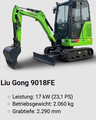 LiuGong 9018 FE vollelektrisch