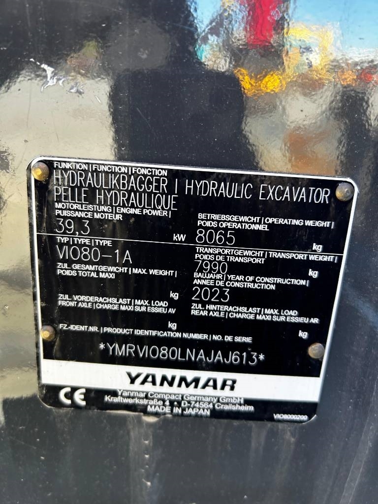 Yanmar Vio 80 / Myyty, Sold kuva 16
