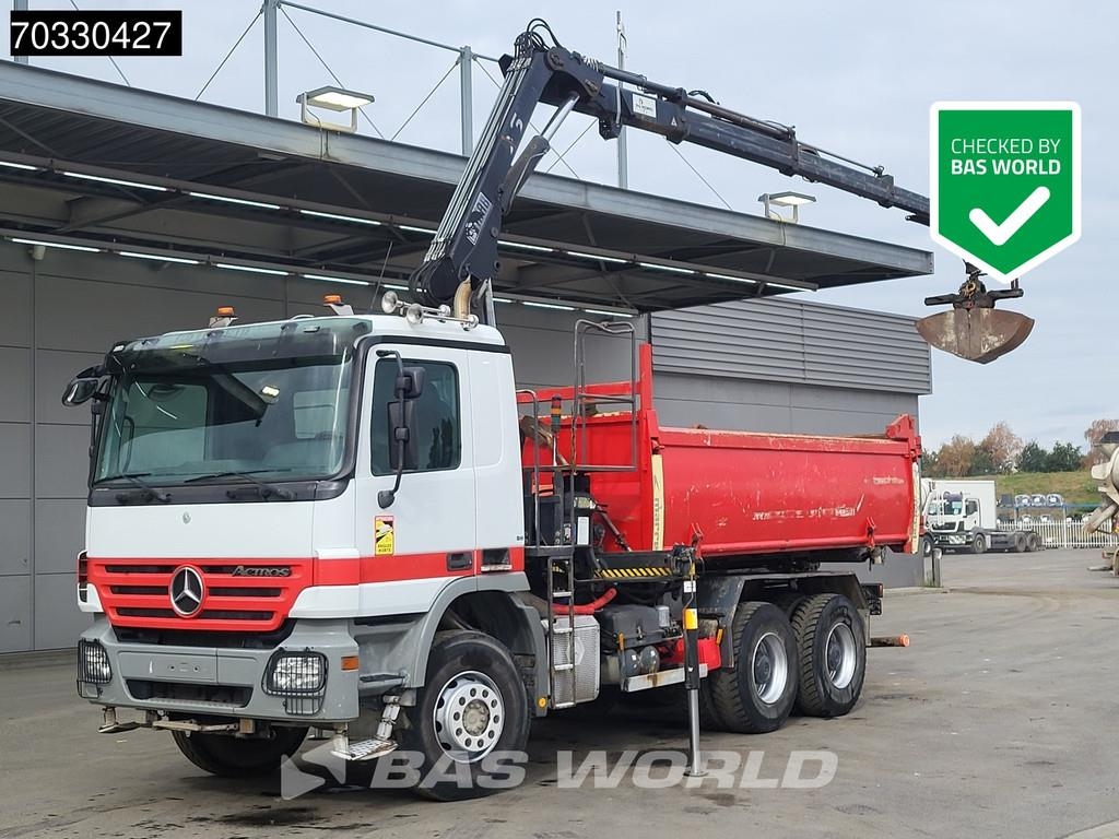 Mercedes-Benz Actros 3341 6X4 HIAB 144 B-3 HIDUO Kran Crane 10m3