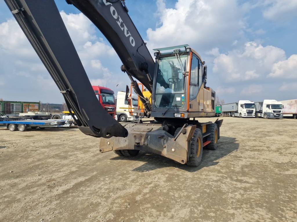 Volvo EW240E wheeled excavator