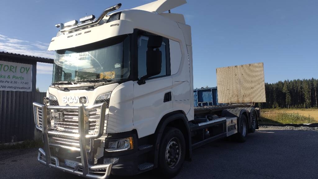 Camion porte-conteneur Scania G500 tasonosto+pl postivarustus — occasion 2019