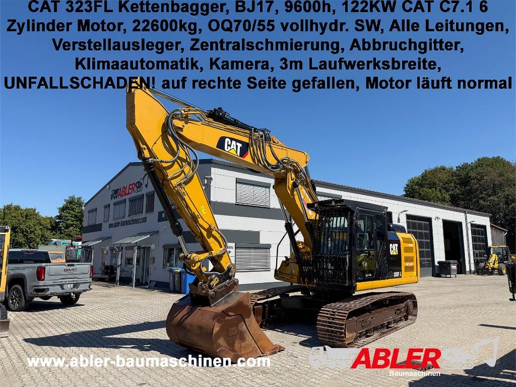 CAT 323FL Kettenbagger OQ70/55 vollhydr.