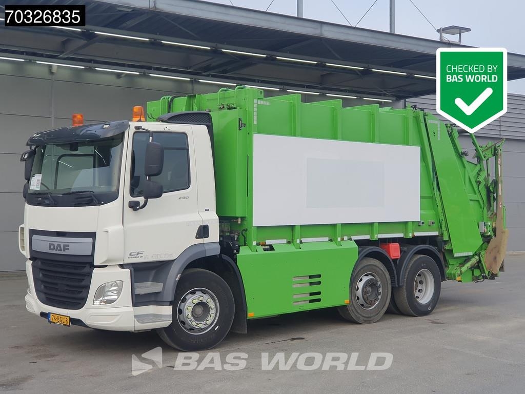 DAF CF 290 6X2 NL-Truck APK HALLER 20m3 MED XL Steerin