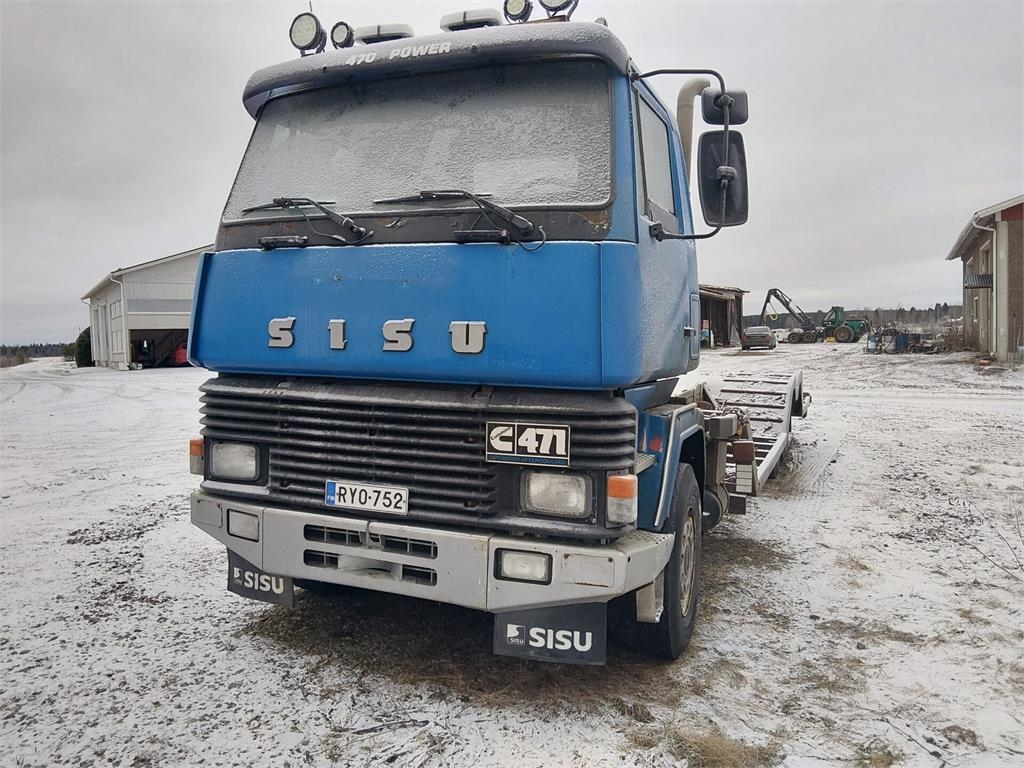 Camion porte-engins Sisu SM340 — occasion 1992