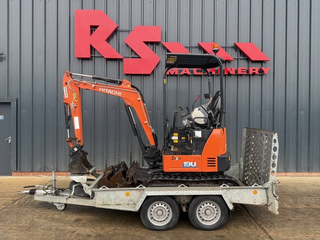 Mini-pelle Hitachi ZX 19 U-5 1.9t mini with — occasion 2016, 1 640 h