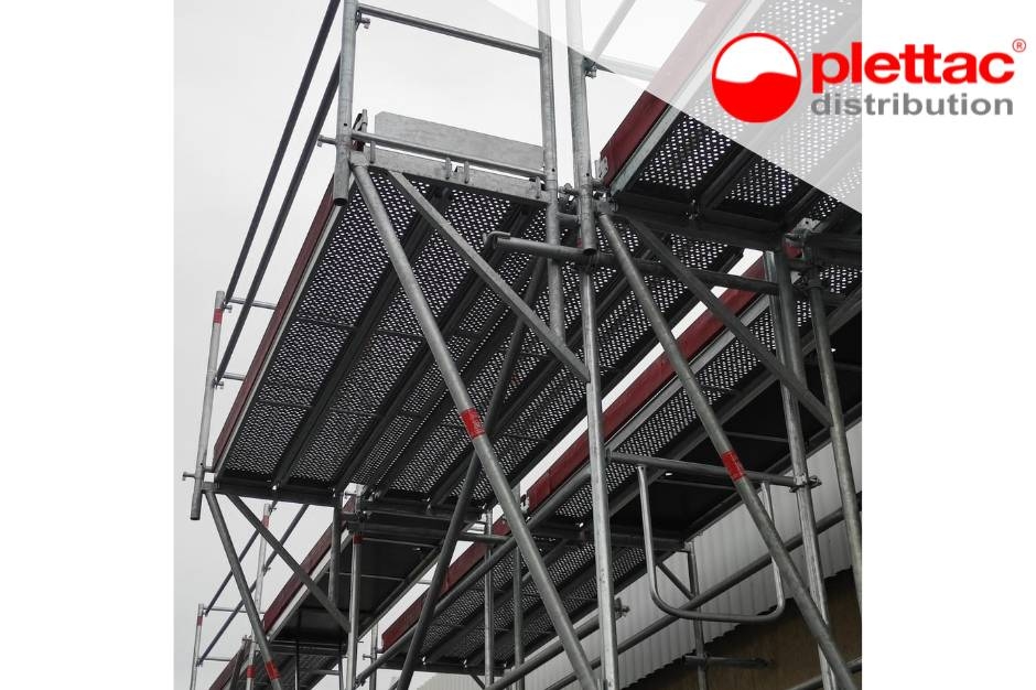 Plettac Distribution Frame scaffolding set 200 m²,