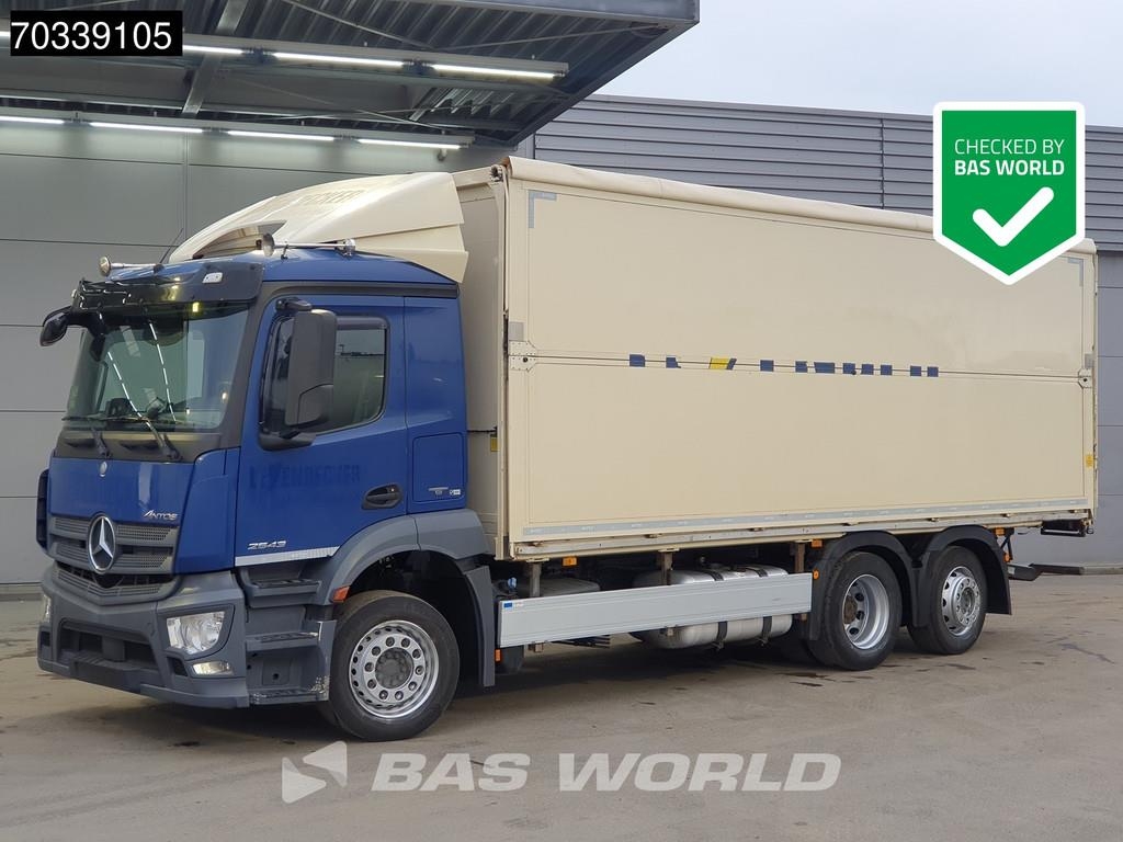 Camion fourgon Mercedes-Benz Antos 2543 6X2 Full air suspension Steering axle R — occasion 2017