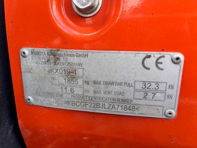 Kubota KX 019-4 / Engcon, Liskak, Kokkak, Kabelik kuva 17