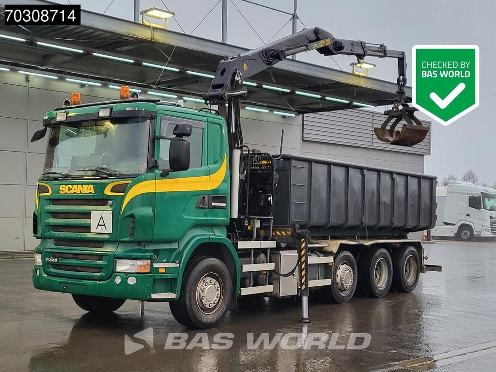 Scania R440 8X2 Palfinger Q150Z82 Kran Crane Bevako cable