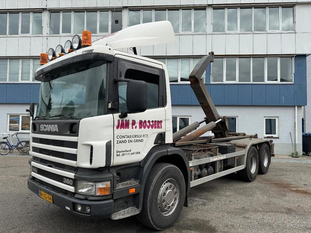 Scania P114G 380 6X2 EURO 2 + 20 TON HOOKLIFT