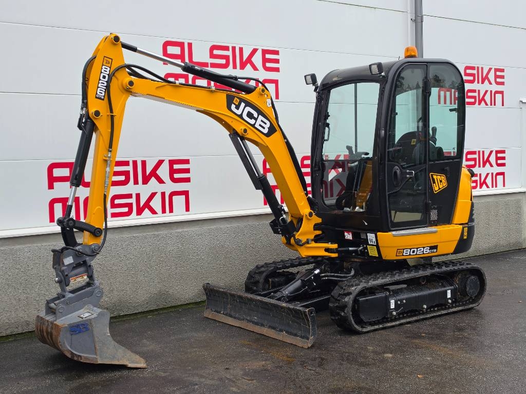 Mini-pelle JCB 8026 CTS — occasion 2012, 185 h