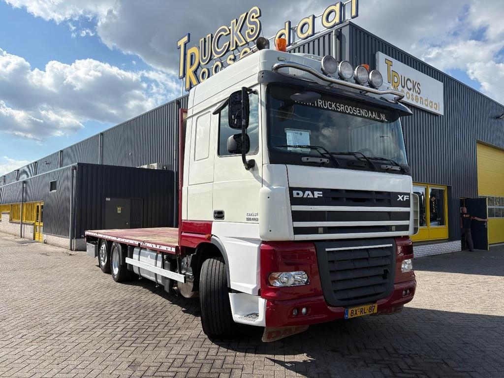 Camion plateau DAF XF 105,410 + euros 5 + 6x2 + full option — occasion 2007