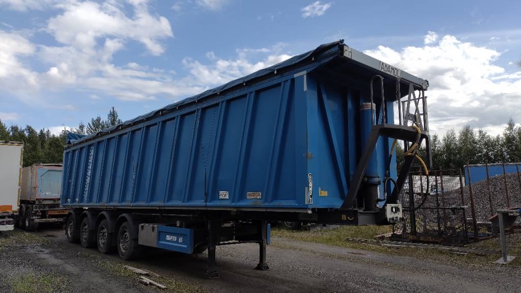 Semi-remorque benne Adamoli 4 aks hardox lavainen kärry , peite — occasion 2020