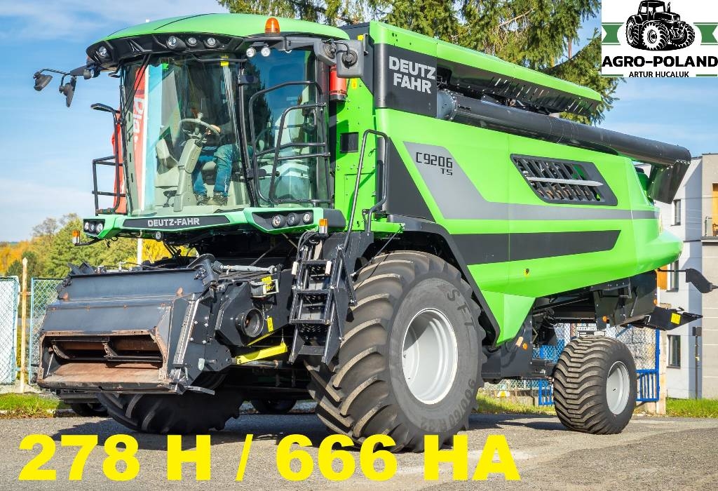 Moissonneuse-batteuse Deutz-Fahr C9206 TS - 2016 ROK - 278 H / 666 HA - 7.5 M VARIO — occasion 2016, 724 h