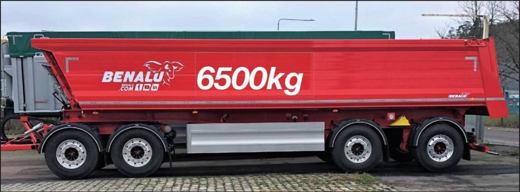Benalu Siderale 38 ton VIKT 6,5 TON , 30 kbm Tippsläpvagn