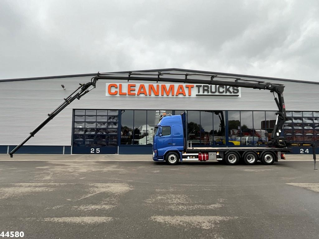 Grue tout-terrain Volvo FH 520 8x4 Euro 5 Hiab 24 Tonmeter laadkraan + Fly — occasion 2008