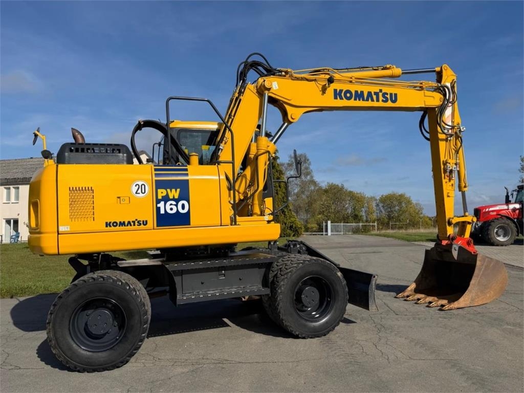 Pelle sur pneus Komatsu PW160-7 EO — occasion 2013, 5 005 h