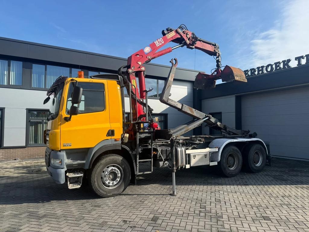 Camion ampliroll DAF CF 85.410 | HMF 1820 | AJK Hooklift | | 6x4 — occasion 2009
