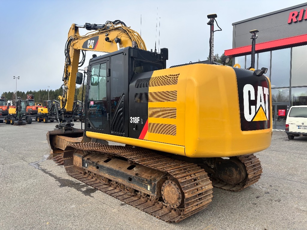 CAT 318 FL / Rotator, 3D-enhet, 3 hinkar! kuva 3