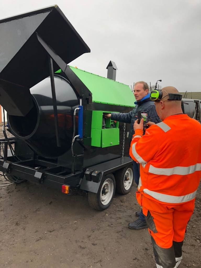 Ticab Asphalt plant RECYKLER RA-800