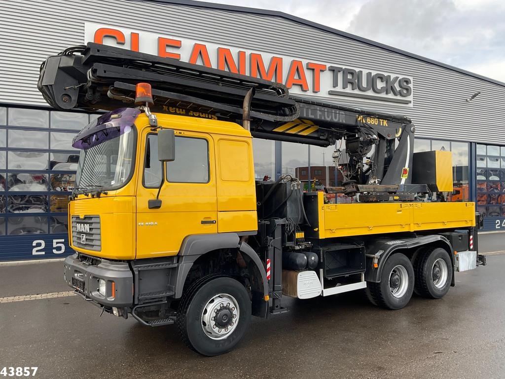 MAN F2000 6x6 Full Steel Manual Palfinger 68 Tonmeter