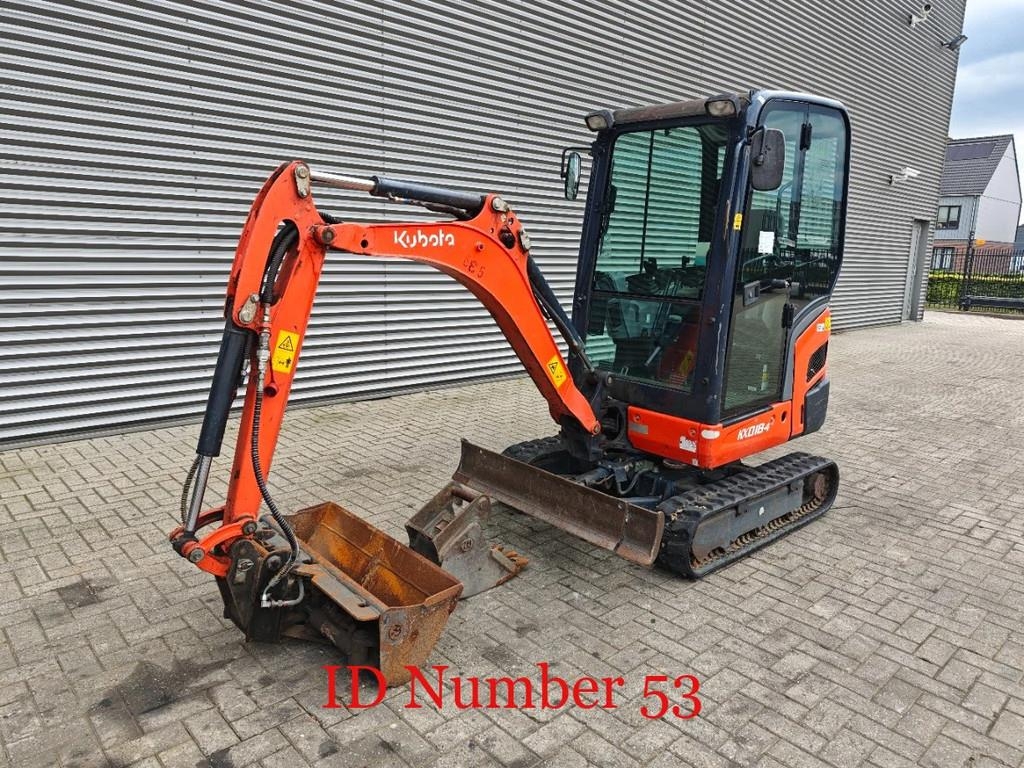 Mini-pelle Kubota KX018-4 2 Buckets 2 Pieces! — occasion 2020, 1 817 h