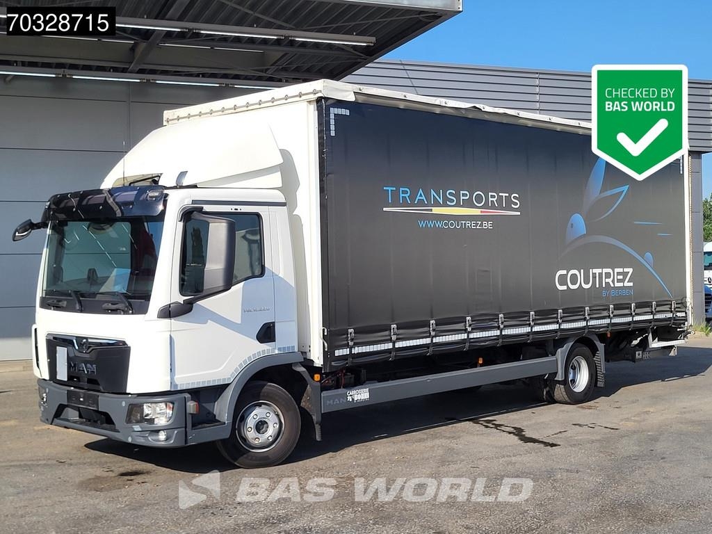 MAN TGL 12.220 4X2 12tonner curtainsider 2000kg Ladebo