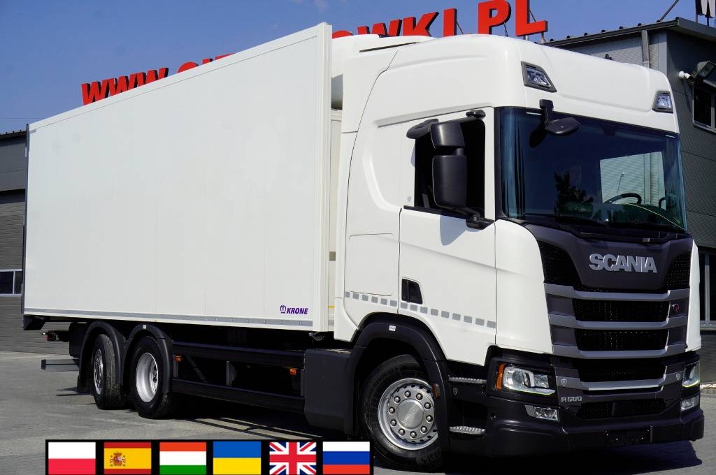 Scania R500 / KRONE 19 EPAL refrigerator / Doppelstock /