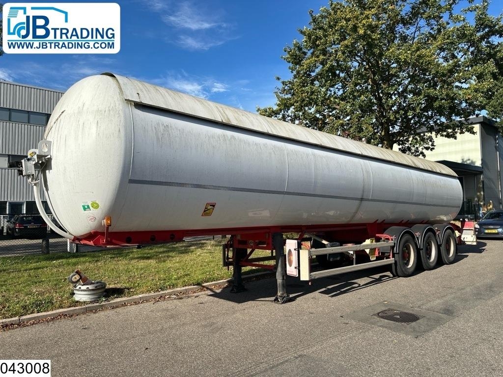 Semi-remorque citerne Robine Gas 51056L Liter, LPG GPL gas tank, Gaz, 1 Compart — occasion 2002