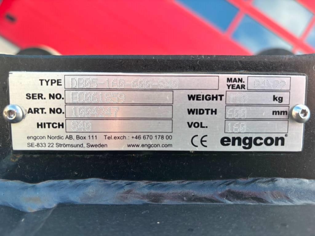 Engcon Kuokkakauha 600mm / 160L S40 kuva 5