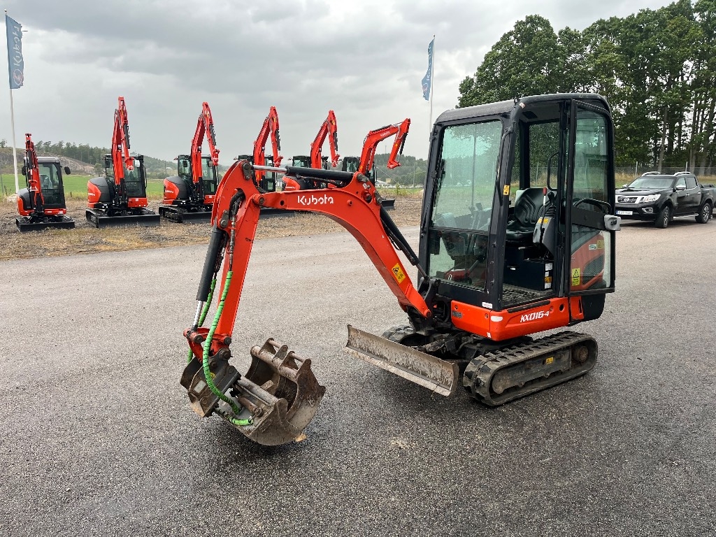 Mini-pelle Kubota KX 016-4 — occasion 2014, 1 680 h